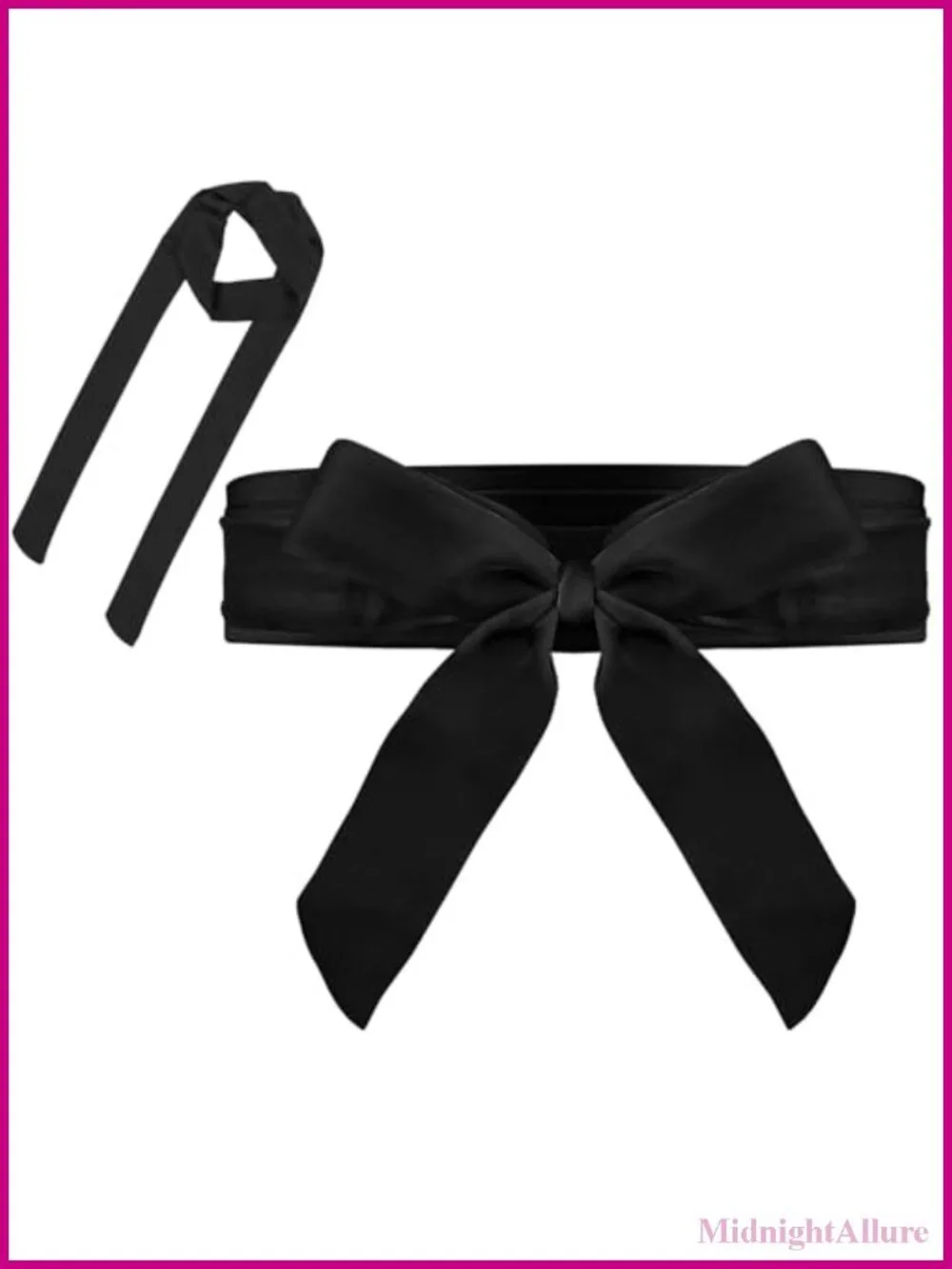 Satin Sash Belt Long Wide Waist Tie for Women Dress Bridal Bridesmaid Prom